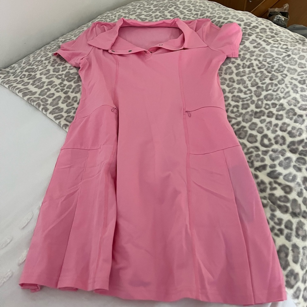 pink tennis dress